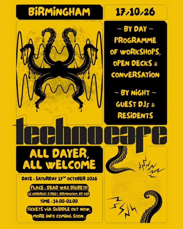 BIRMINGHAM - Saturday 17th October ~ 14:00-02:00