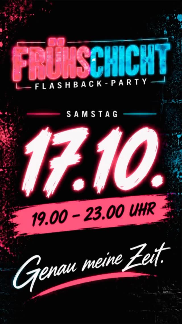 Frühschicht Flashback-Party