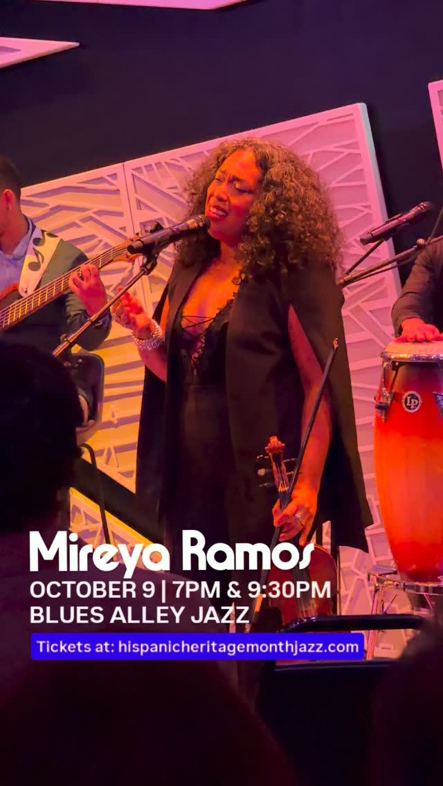 Hispanic Heritage Jazz Month Special Performance by Mireya Ramos