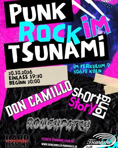 Punkrock night at Tsunami Cologne