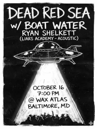 Dead Red Sea w/ Boat Water, Ryan Shelkett (Liars Academy - Acoustic)
