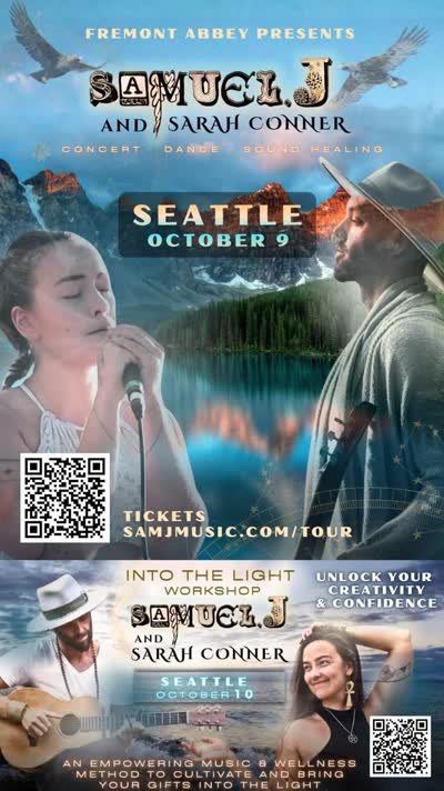 Samuel J and Sarah Conner bring a special evening of music, movement, and connection