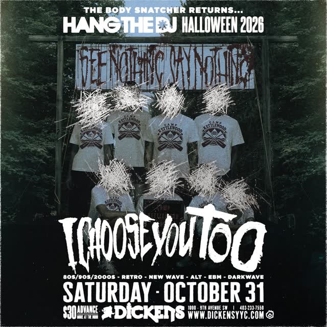 Hang The DJ Halloween 2026