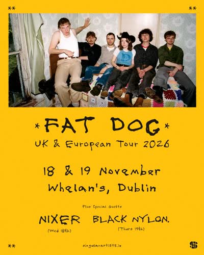 SPECIAL GUESTS ADDED for @fatdogfatdogfatdog_ ‘s 2 huge SOLD OUT shows this Nov