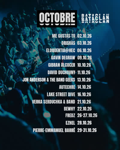 14 dates pour ce mois d'octobre ! T’as déjà choisi la tienne ?