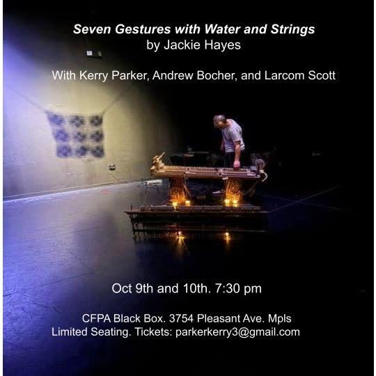 Seven Gestures with Water and Strings by Jackie Hayes