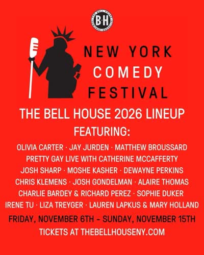 New York Comedy Festival - The Bell House 2026 Lineup