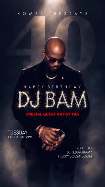 Kompa Tuesdays 40: Happy Birthday DJ Bam