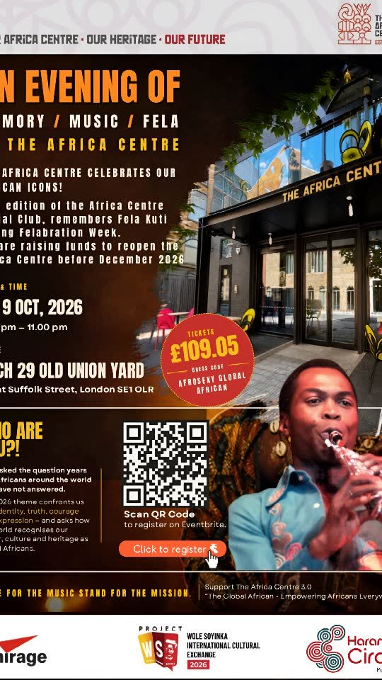 An Evening of Memory / Music / Fela at The Africa Centre