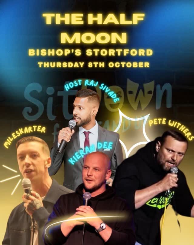 Exciting Gig on 8th October! Bishops stortford were coming for you!! See you there