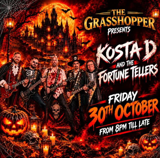 KOSTA D & THE FORTUNE TELLERS! Halloween Live Music Party