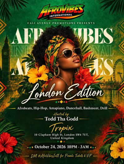 AFROVIBES INTERNATIONAL IS BACK IN LONDON