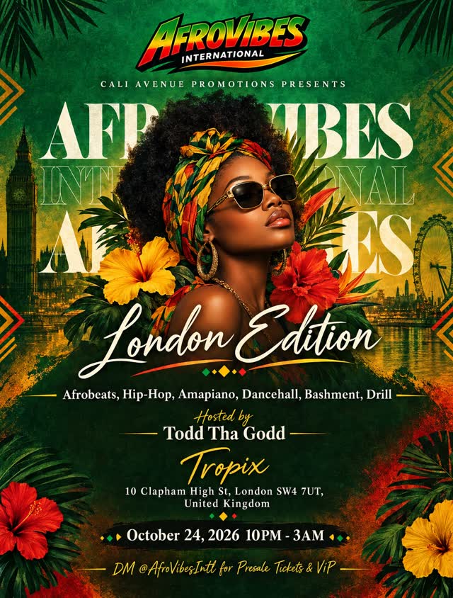 AFROVIBES INTERNATIONAL IS BACK IN LONDON