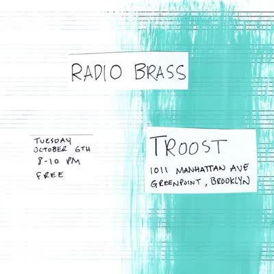 Next Tuesday (10/6) at Troost NYC