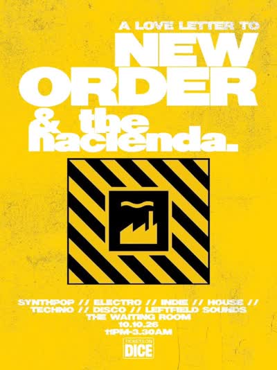 New Order/Hacienda night