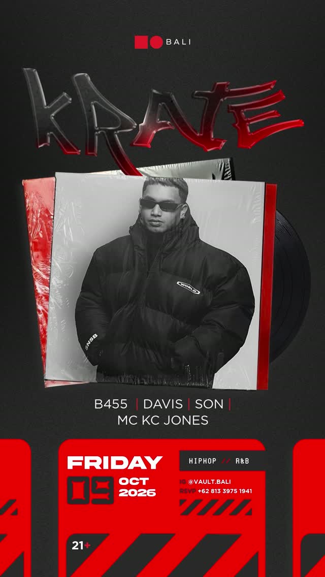 KRATE - FRIDAY 9 OCTOBER