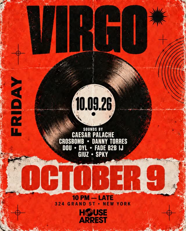 October 9th DJ Set at VIRGO