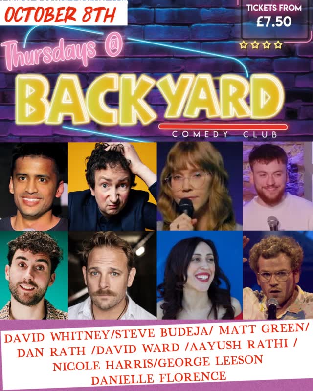 Thursdays @ Backyard Comedy Club