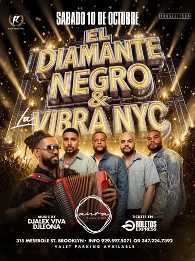 Octubre 10 - @eldiamante_negro_oficial y @lavibra.nyc