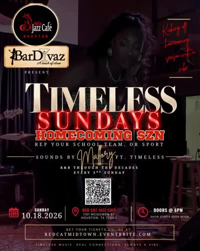 Timeless Sundays Homecoming Season Party