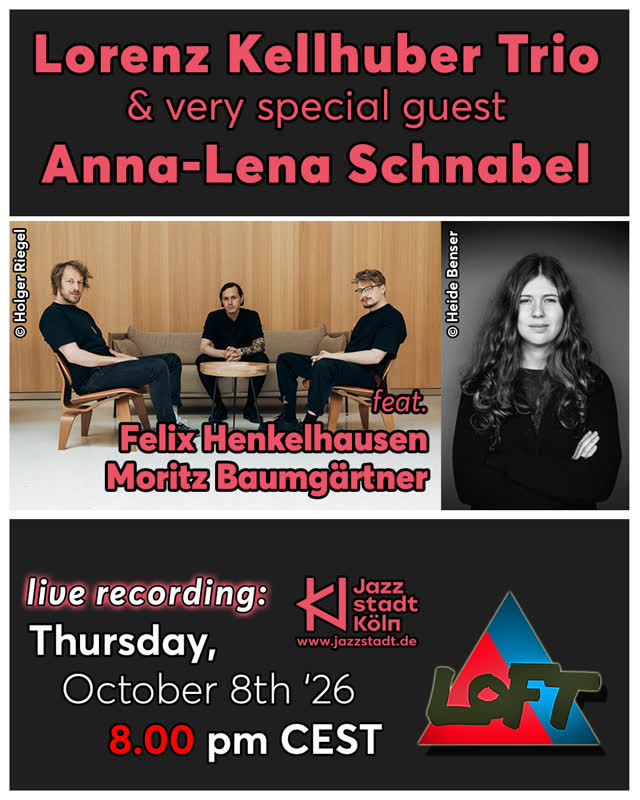 Lorenz Kellhuber Trio feat. Anna-Lena Schnabel | live recording