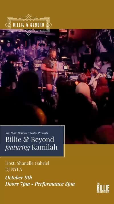 Billie & Beyond Season Opener featuring Kamilah