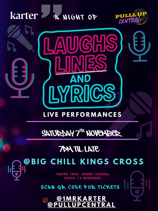 LAUGHS. LINES. & LYRICS.