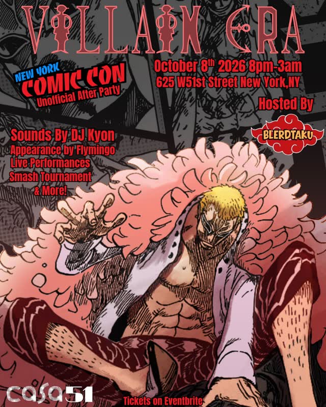 VILLAIN ERA NYCC Unofficial After Party
