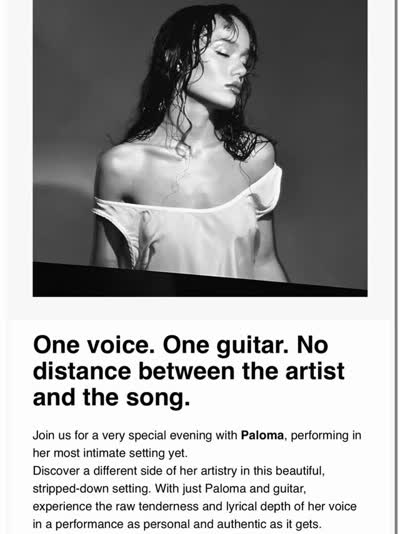 Thursday October 15th with @chelseatableandstage intimate evening with @michael_hilgendorf hope to see you there! 🤍🕊️