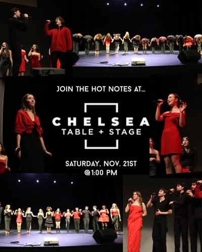 Upcoming gig with Chelsea Table and Stage