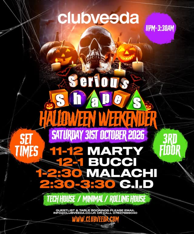 Serious Shapes Halloween Weekender