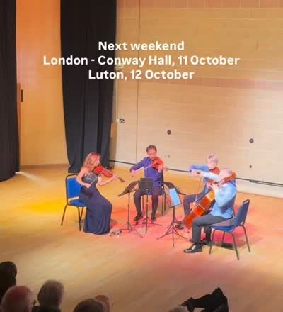 Schubert’s G major Quartet / Chamber Music Performance