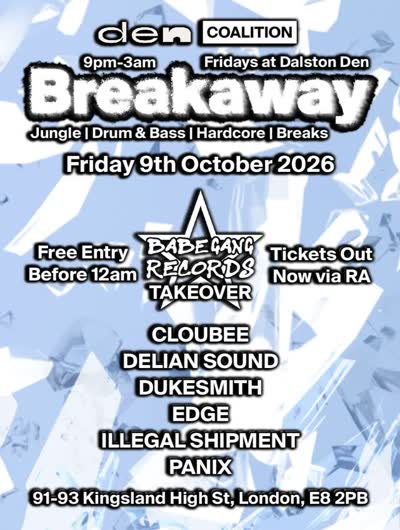 Breakaway takeover by @babegangrecords curated by @edge_musique
