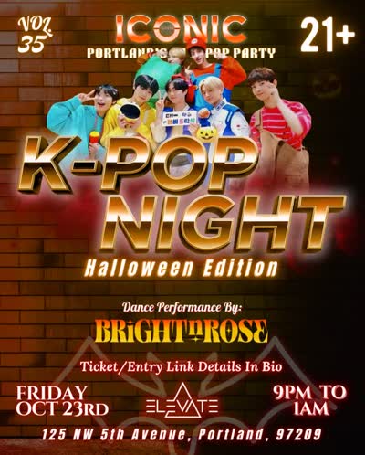 PORTLAND — K-POP NIGHT HALLOWEEN