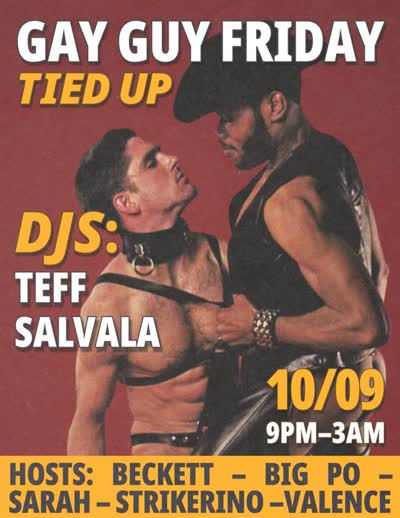GGF is back at @echobravobar October 9th! Come get tied up with your good Judys from 9pm-3am to experience the boundless pleasure of music videos, tunes from TEFF and SALVALA, and haute kink couture hunnnnyyyyyyyy.