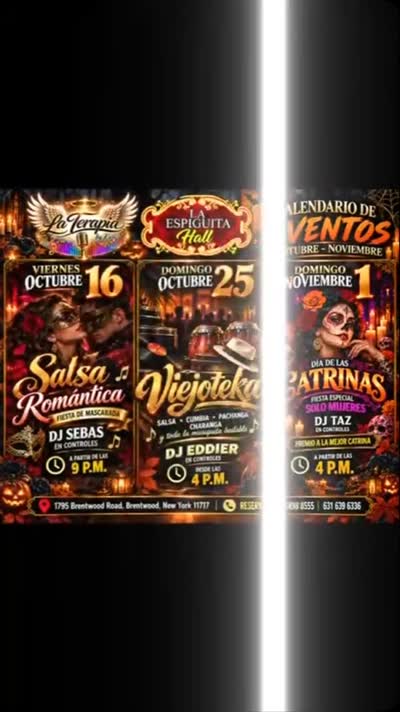 OCTUBRE Y NOVIEMBRE SE PRENDEN EN LA ESPIGUITA HALL!