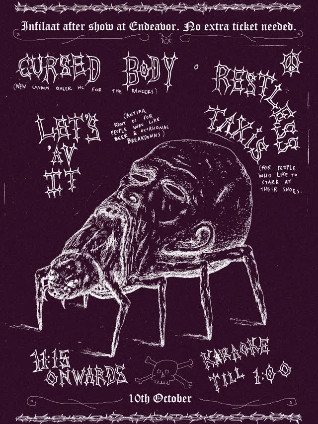 Cursed Body · Restless Takes · Let's Av It