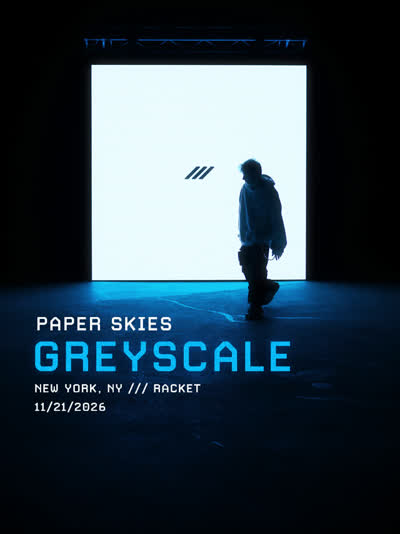JUST ANNOUNCED: @paperskiesmusic on Saturday, November 21st live in Chelsea New York