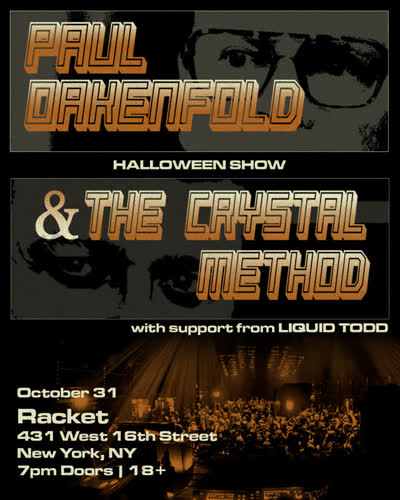 Paul Oakenfold & The Crystal Method Halloween Show