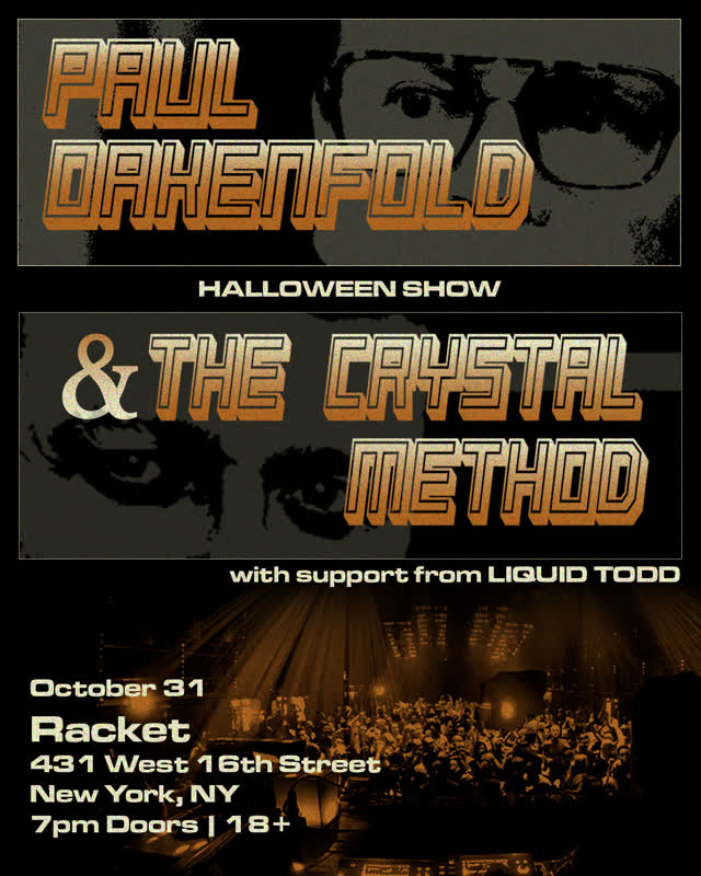 Paul Oakenfold & The Crystal Method Halloween Show