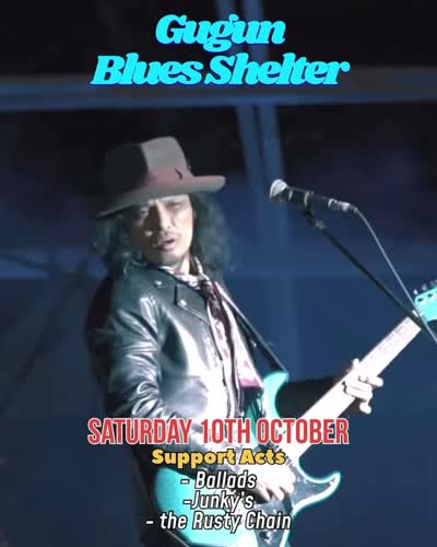 GUGUN BLUES SHELTER LIVE SATURDAY