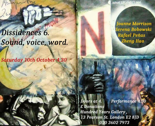 DISSIDENCES #6 sound, voice, word