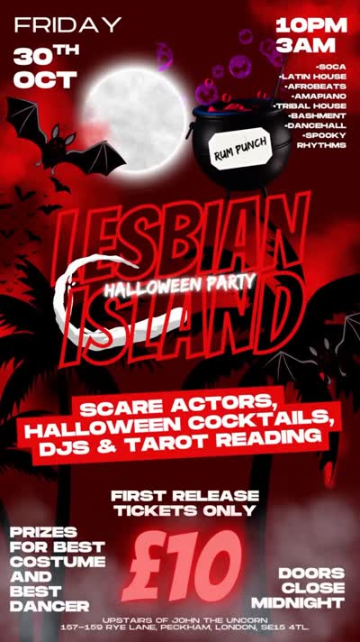 Lesbian Island Halloween Party
