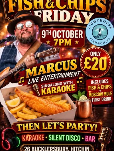 FISH & CHIPS FRIDAY — THIS FRIDAY!
