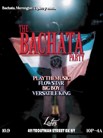 Bachateame! As Hispanic Heritage Month comes to a close, it’s all out Bachata, Merengue, Tipico y más on Friday, October 9th!