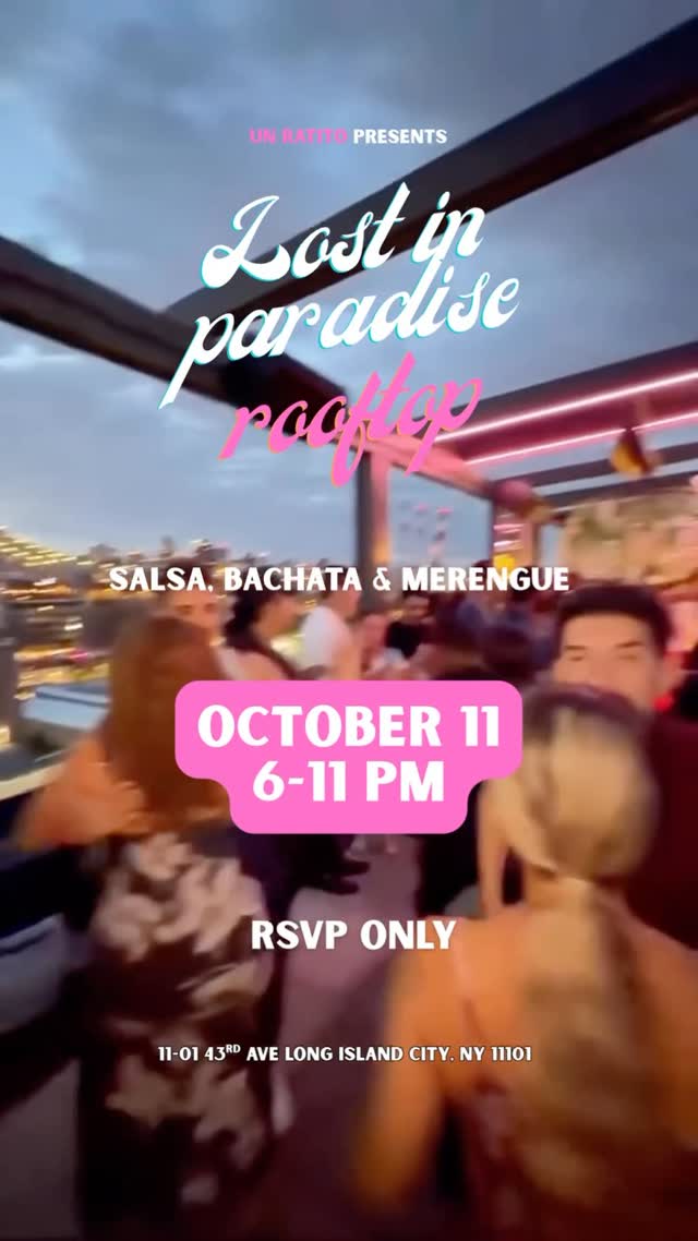 Salsa, Bachata, Merengue Rooftop Party