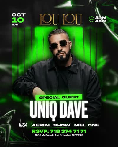 SATURDAY IS ABOUT TO GET LOUD – UNIQU DAVE