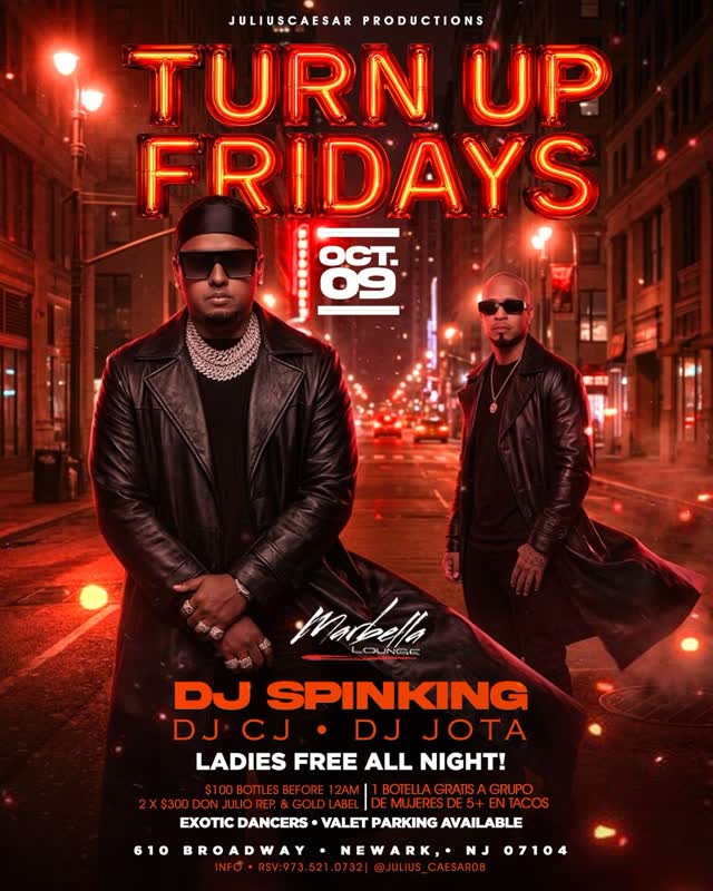 TURN UP FRIDAYS