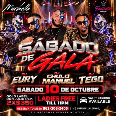 SÁBADO DE GALA en Marbella Lounge