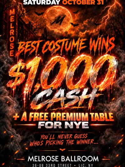 HALLOWEEN IS TAKING OVER MELROSE BALLROOM!